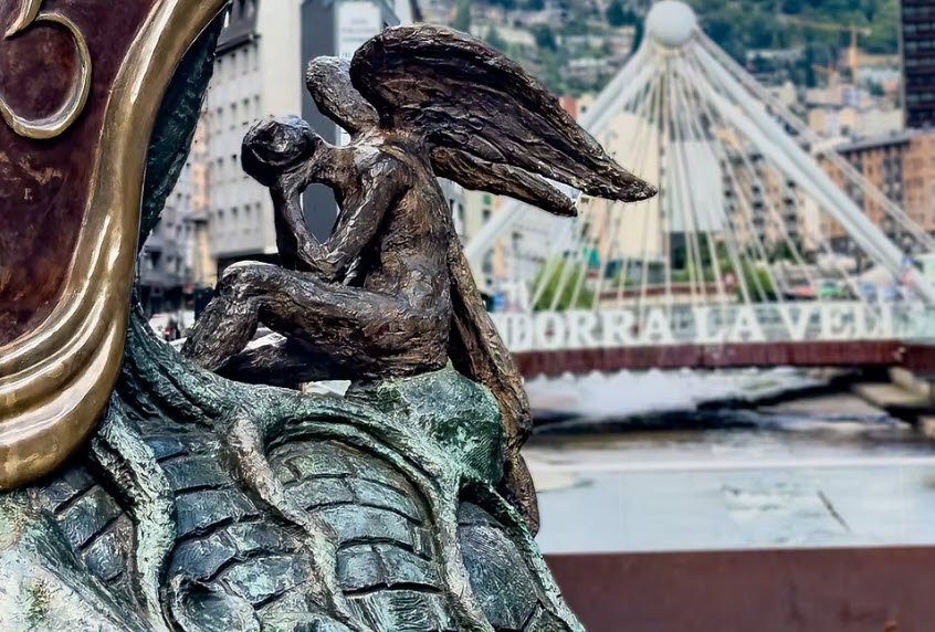 La Noblesse du Temps Sculpture, Andorra la Vella, Andorra